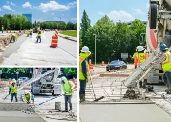 Concrete Pouring on N. Dairy Ashford May 2025