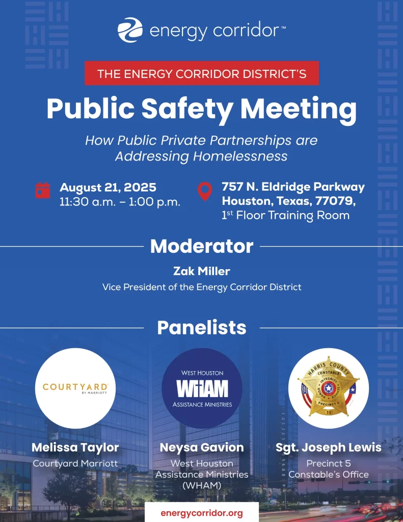 Energy Corridor District - August Public Safety Meeting