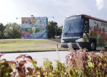New Bus Wrap | The Woodlands Township
